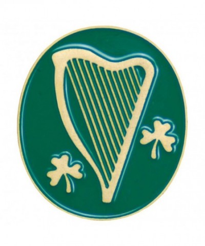 Harp Shamrock Lapel Pin B 74