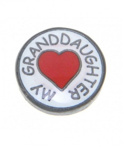 Heart Granddaughter Floating Locket Charm