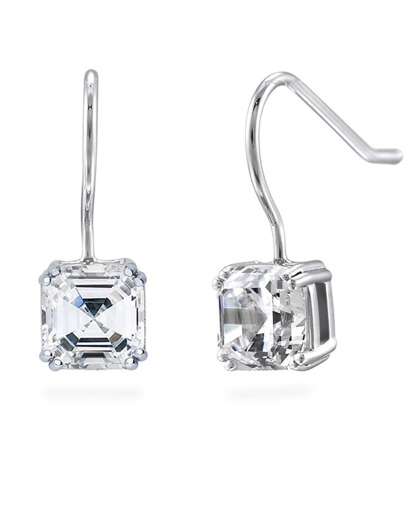 BERRICLE Sterling Zirconia Solitaire Earrings