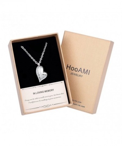 HooAMI Cremation Jewelry Memorial Necklace