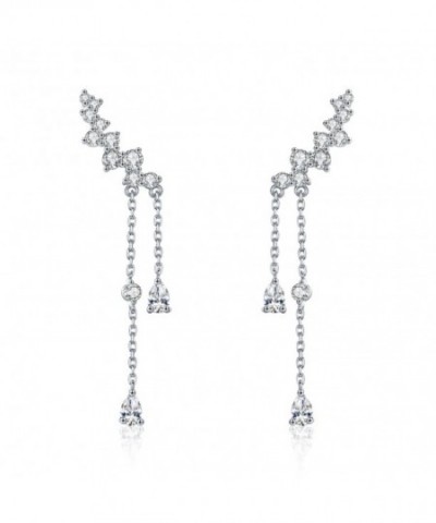 Chicinside Crystal Climbers Dangle Earrings