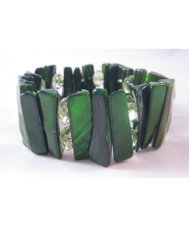 Vibrant Glossy Stretch Bracelet Rondells