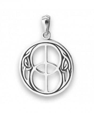 Celtic Pendant Sterling Silver Infinity