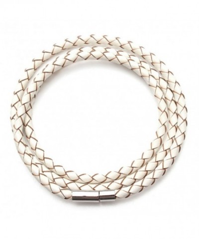 Linsoir Leather Braided Bracelet Bayonet