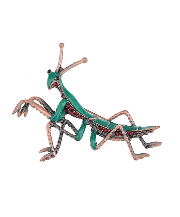 Alilang Copper Colored Rhinestones Mantis