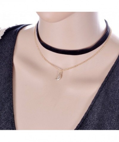 Pop Fashion Velvet Necklace Layered