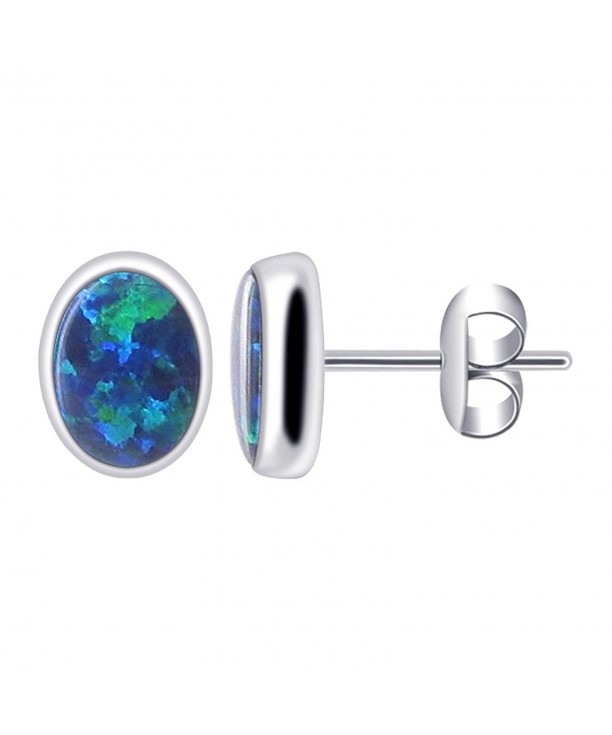 Gem Avenue Sterling Gemstone Earrings