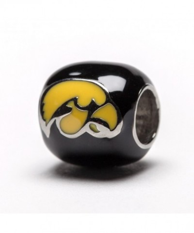 Hawkeyes Black Yellow Block Round