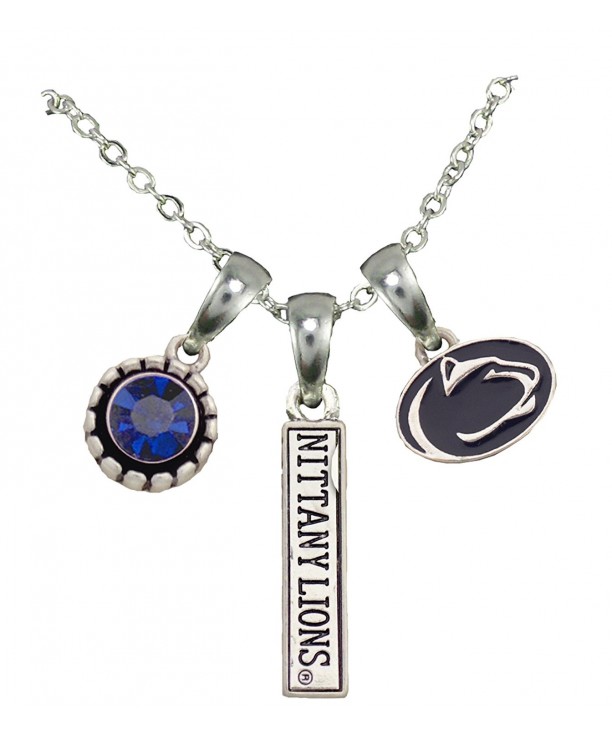 Nittany Crystal Silver Necklace Jewelry