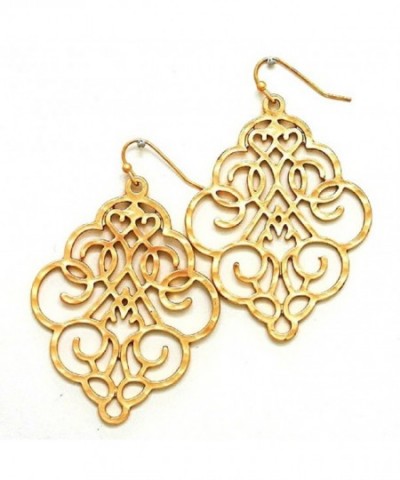 Filigree Bohemian Earrings Lightweight Dangles