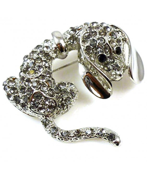 Brooches Silver Diamond Crystal Brooch