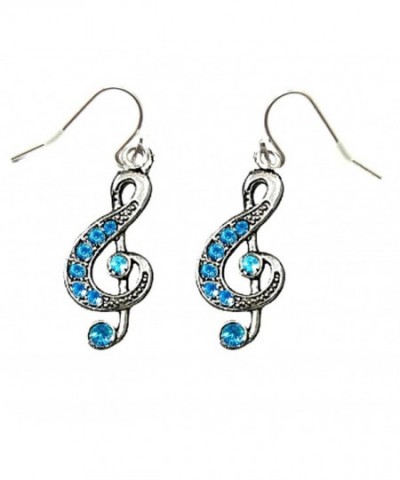 DianaL Boutique Silvertone Earrings Crystals