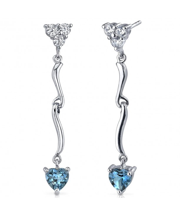 Carats London Earrings Sterling Rhodium