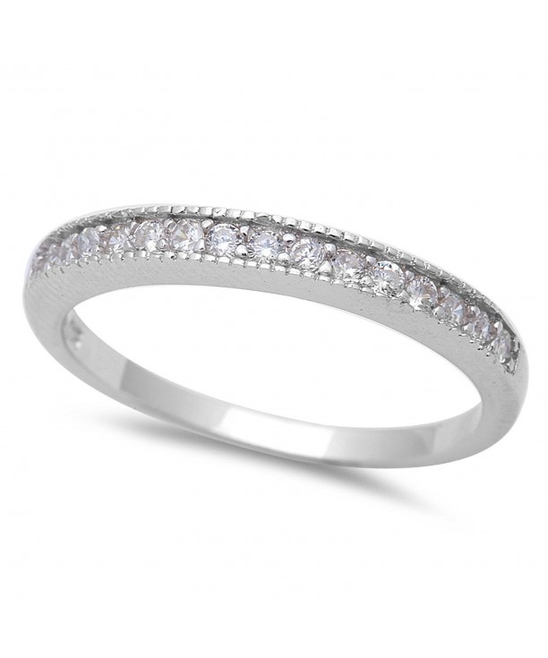 Ladies Micro Zirconia Sterling Silver