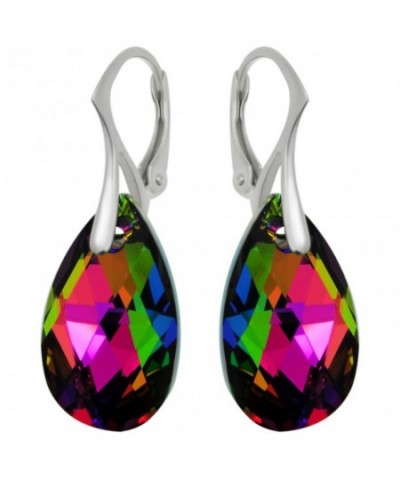 Royal Crystals Swarovski Multicolored Leverback