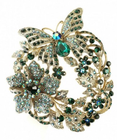 Bejeweled Christmas Butterfly Flower 131