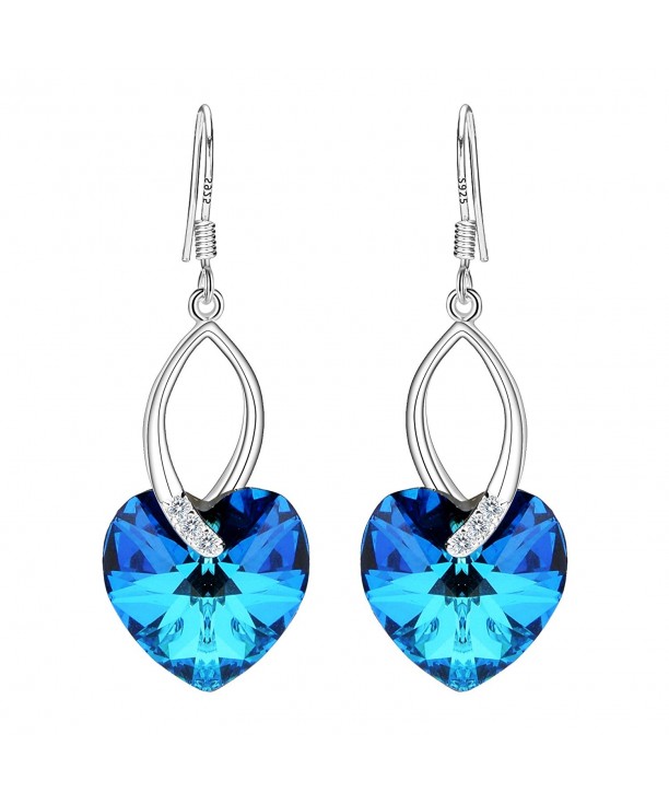 EleQueen Sterling Earrings Swarovski Crystals