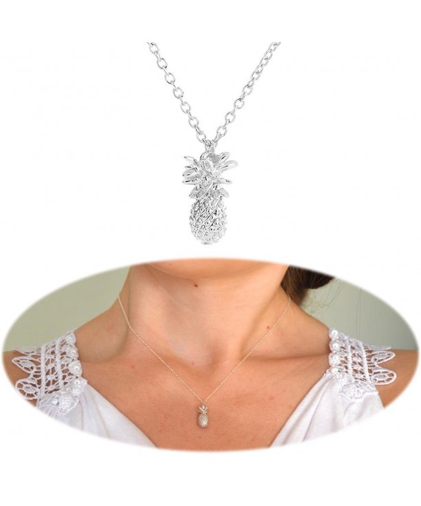 Pineapple Necklace Friendship Minimalist Collarbone