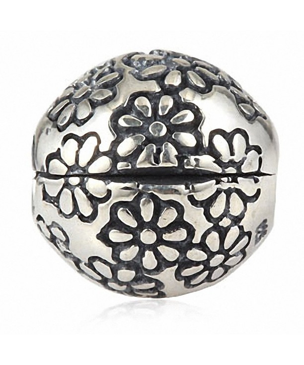 Flower Authentic Sterling Stopper Bracelets