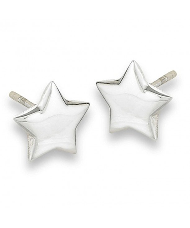Sterling Silver Star Post Earrings