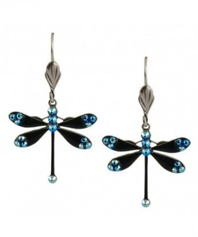 Anne Koplik Dragonfly Earrings Swarovski