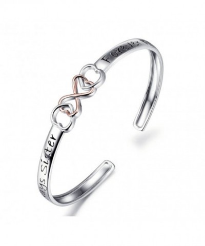 Sterling Silver Forever Infinity Bracelet