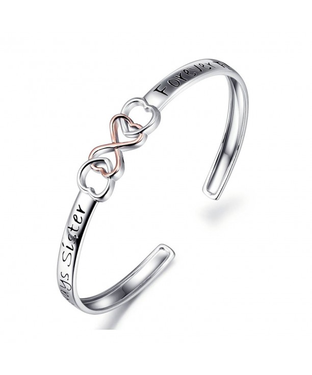 Sterling Silver Forever Infinity Bracelet