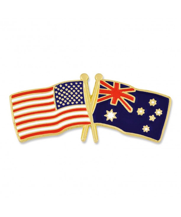 PinMarts Australia Crossed Friendship Enamel