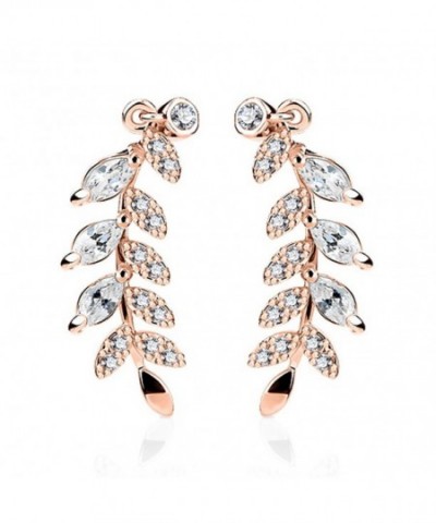 BodyJ4You Earrings Marquise Cartilage Goldtone