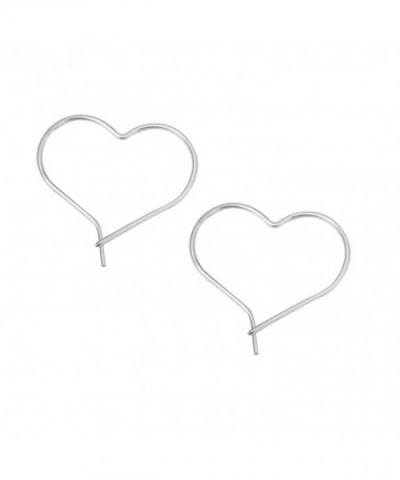 S Leaf Valentines Earrings Sterling Silver