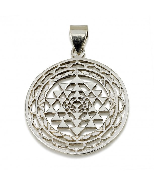 Pendant Sterling Diameter Geometry Jewelry