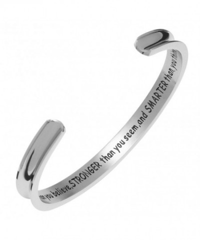 Bracelet Believe Stainless Inspirational Jewelry