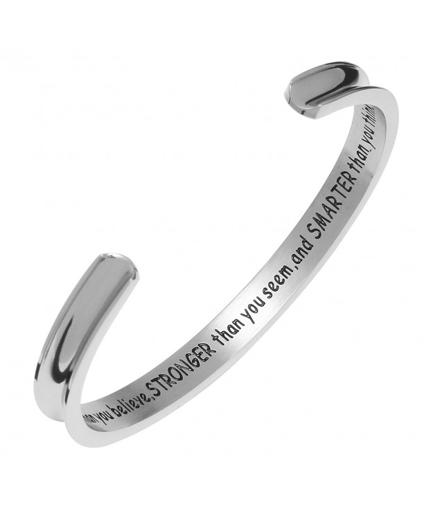 Bracelet Believe Stainless Inspirational Jewelry