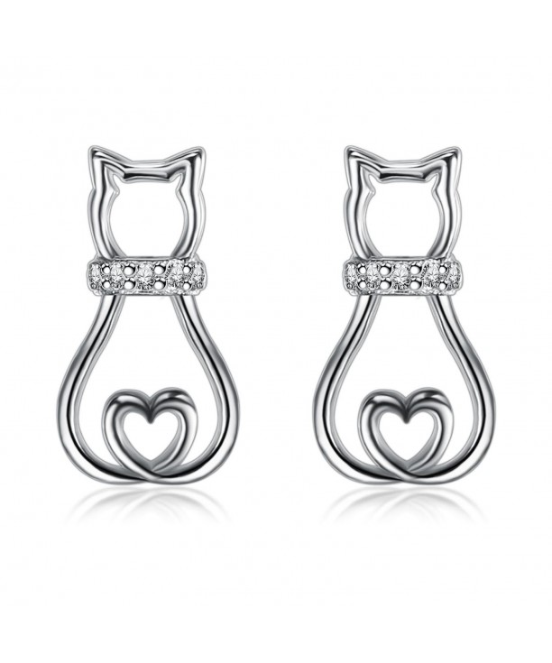 BGTY Sterling Silver Zirconia Earrings