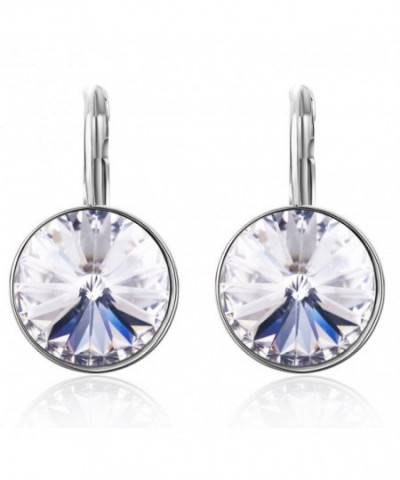 SBLING Leverback Earrings Swarovski Crystals