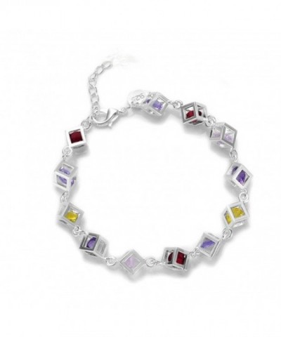 HMILYDYK Colorful Jewellery Sterling Bracelet