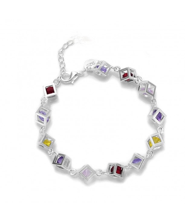 HMILYDYK Colorful Jewellery Sterling Bracelet