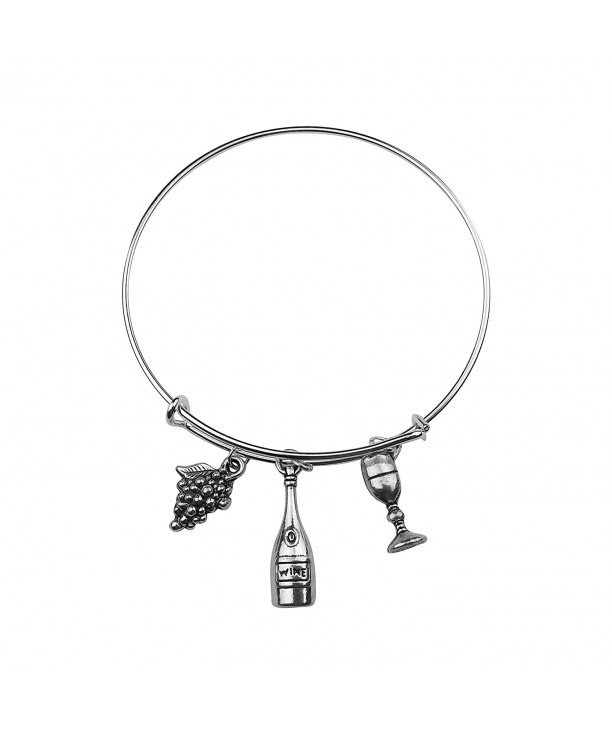 Art Attack Silvertone Expandable Bracelet