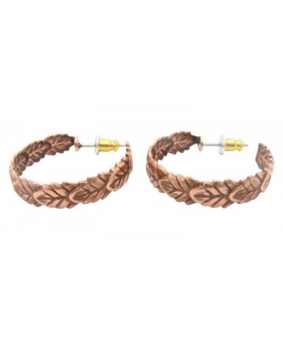 Copper Hoop Earrings CE2655C03 diameter