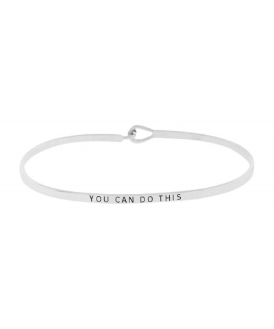 Positive Inspirational Message Engraved Bracelet