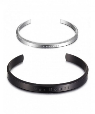 Wistic Couple Bracelet Stainless Adjustable