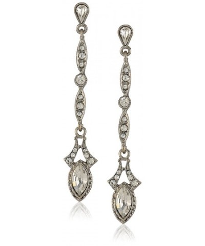 Downton Abbey Collection Silver Tone Earrings