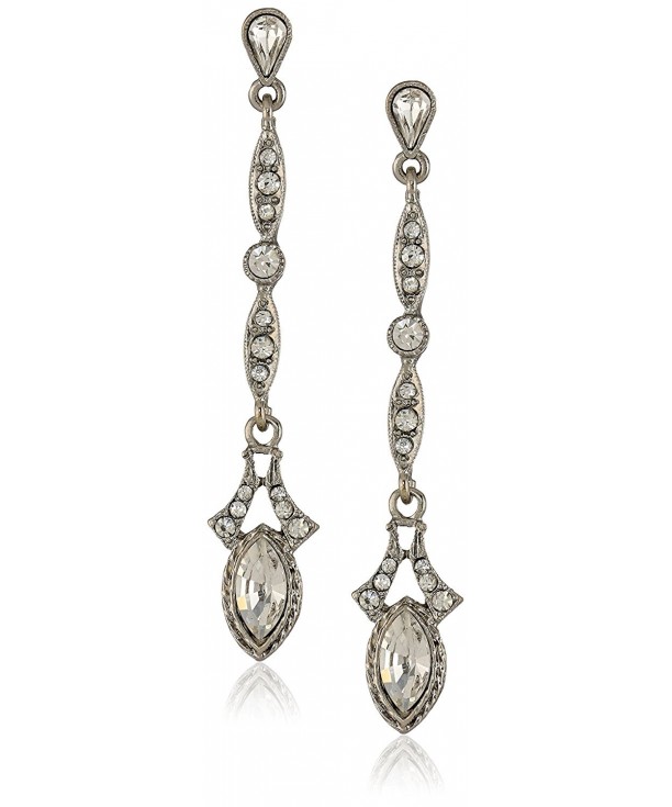 Downton Abbey Collection Silver Tone Earrings