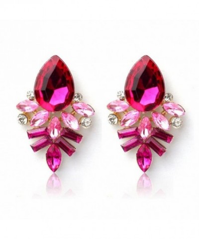 Bolayu Crystal Alloy Rhinestone Earrings