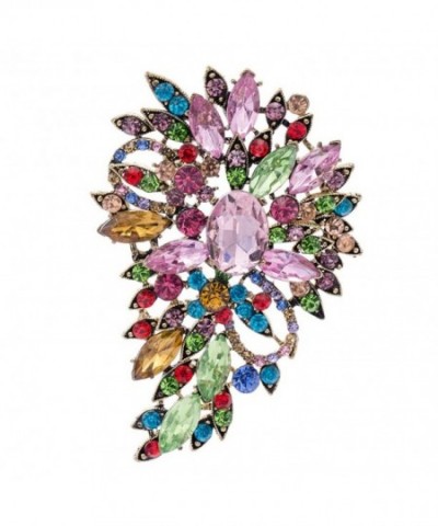 Multicolor Rhinestone Jewelry Broaches Birthday