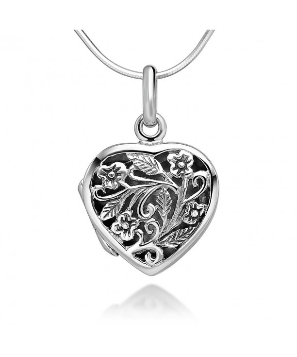 Sterling Silver Filigree Pendant Necklace