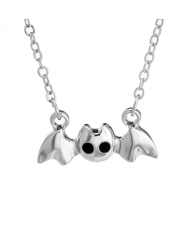 PANGRUI Silver Vampire Necklace Halloween