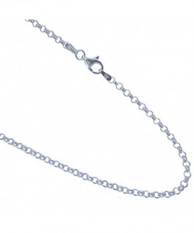 Italian Sterling Silver Necklace Inches