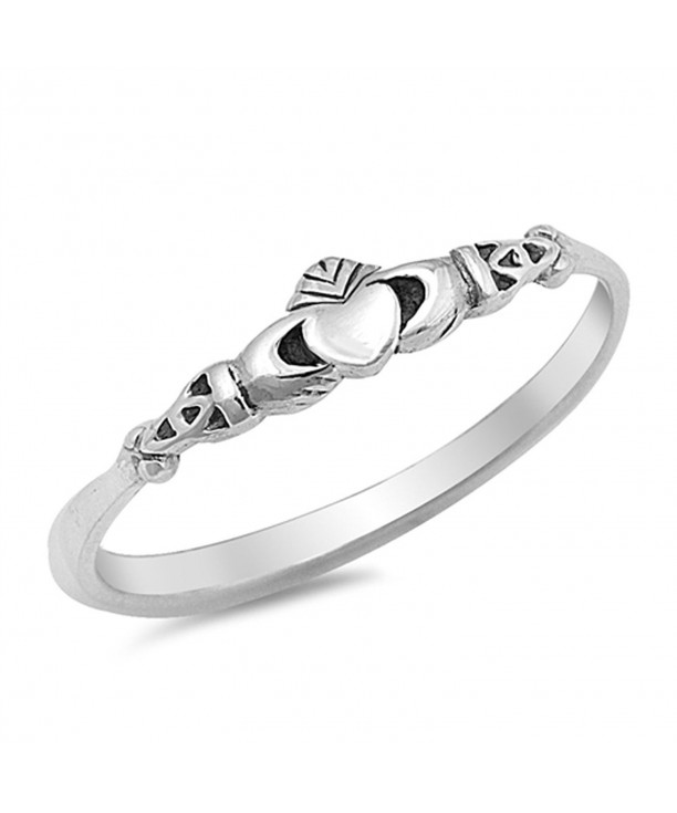 Claddagh Celtic Beautiful Sterling Silver