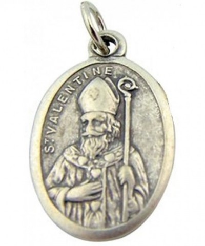 Silver Toned Patron Saint Valentine